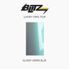 Blitz wrap Glossy green blue, SKU: